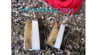 Stainless Gold Shell Earrings