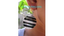 Zebra Shells Earrings