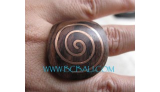 Antique Woods Stainless Finger Rings