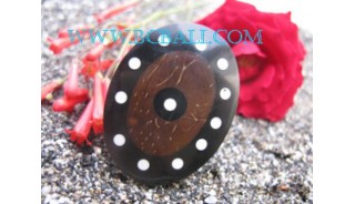 Coco Shell Finger Rings Ethnic