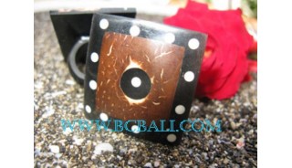 Ethnic Coco Shell Finger Rings