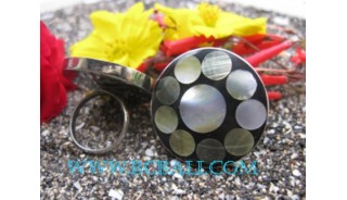 Ladies Steel Finger Rings Shell