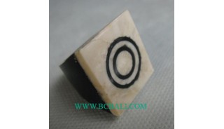 Natural Handmade Finger Ring Resin