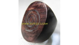 Organic Wooden Natural Rings