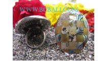 Paua Stainless Steel Rings