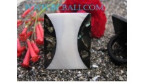 Sea Shell Finger Ring With Paua