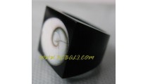 Shell Shape Rings Resin