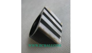 Square Sea Shell Finger Rings