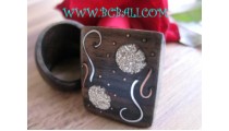 Stainless Wood Ladies Rings