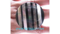 Zebra Shells Rings