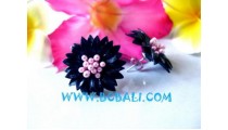 Beads Leather Earring