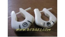 Bone Carved Earring