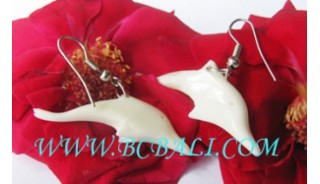 Bone Earring Carving Dholpin