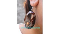 Classic Painting Wooden Earring