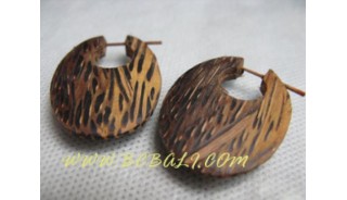 Coconut Woods Earrings