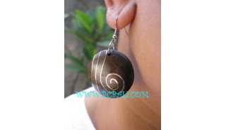 Designer Earring Wooden Steel