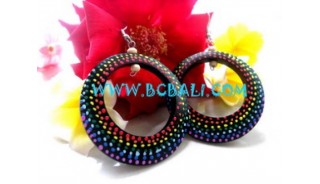 Earring Handpainting Rainbow Color