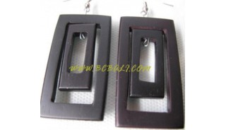 Fashion Earring Wooden