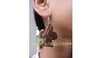 Floral Coconut Earring