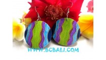 Hawaii Woods Earring Painting