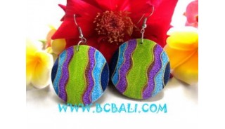 Hawaii Woods Earring Painting