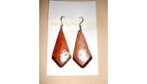 Ladies Wooden Earring