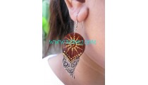 Natural Painted Fashion Earrings