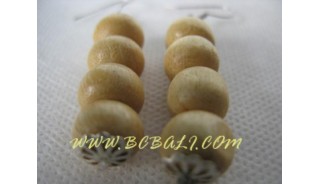 Natural Wood Earring