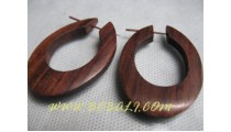 Organic Wooden Earring