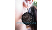 Painted Wooden Earrings