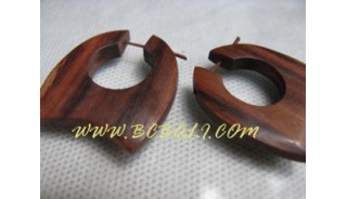 Stick Wooden Earring