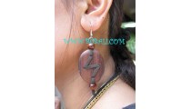 Wood Earrings With Accessories