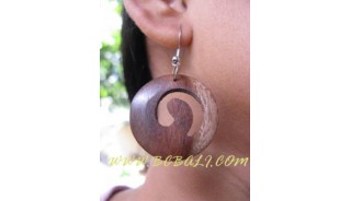 Wooden Carving Earrings