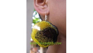 Wooden Coco Earrings