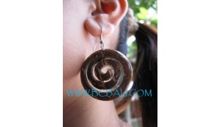 Wooden Coco Earrings