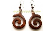 Wooden Earring Ladies