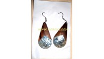 Wooden Earring Shells
