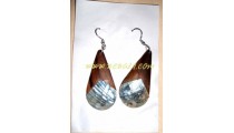 Wooden Earring Shells