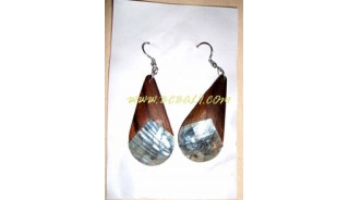 Wooden Earring Shells
