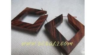 Wooden Earrings Bali