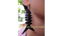 Wooden Fish Earring