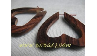 Wooden Organic Earrings