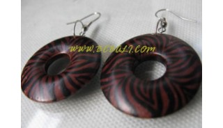 Woods Earrings Painting