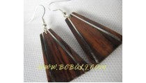 Woods Metal Earring