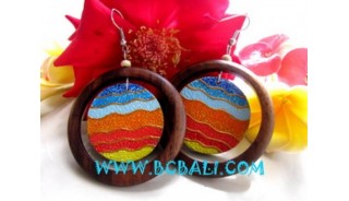 Woods Painting Earring Jewelry