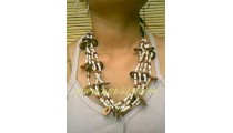 Bead Coco Wood Necklace