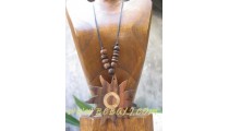 Carving Wood Necklace
