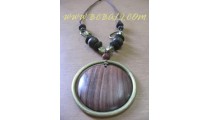 Ebony Wooden Necklace