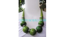 Fashion Ladies Wood Necklaces