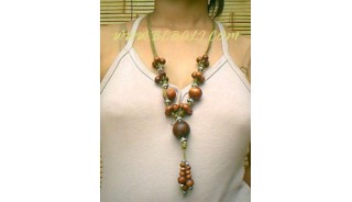 Handmade Wood Necklaces